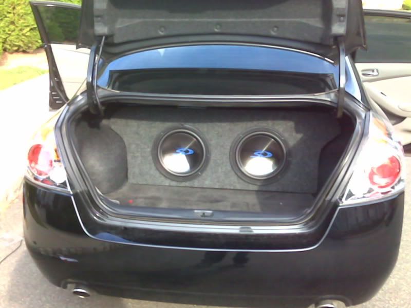 2005 Nissan altima custom subwoofer enclosure